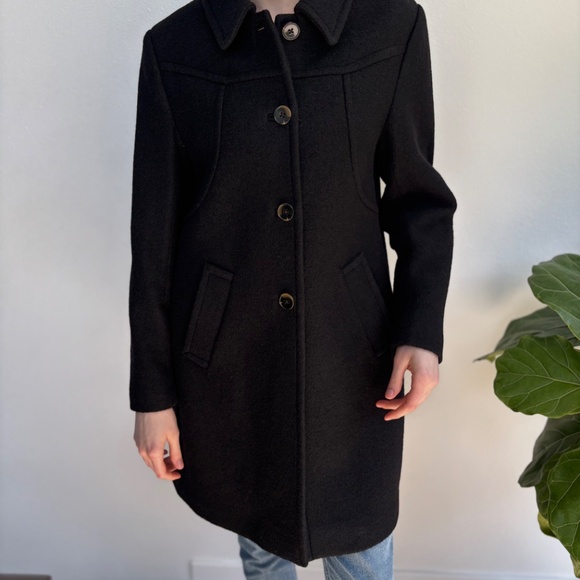 Boden Lincoln Textured Coat, Black, Size 10, 2025 Design, NWT - Picture 11 of 14